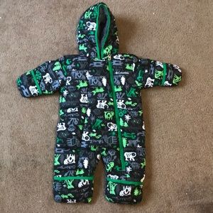 Winter outdoor baby overall